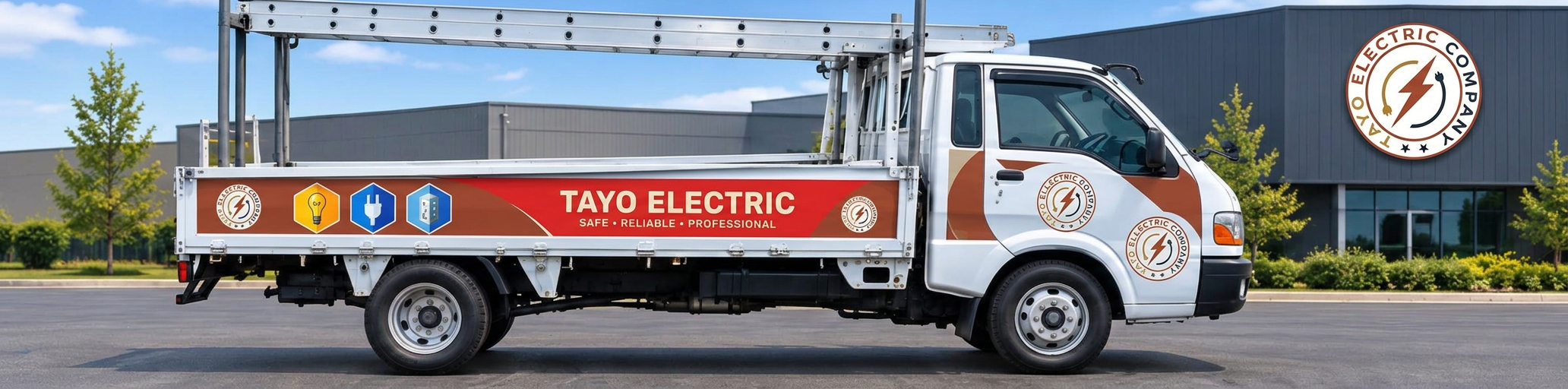 Tayo Electric truck with ladder rack